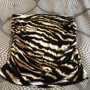 Animal print mini skirt by Moda, size XS/S